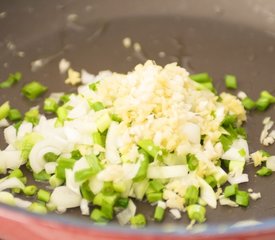 Chinese Fried Rice with Bell Pepper, Peas and Carrots