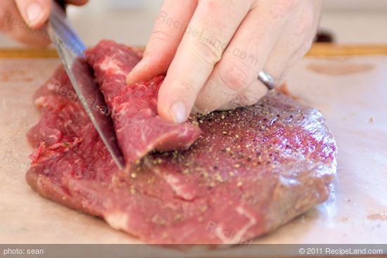 How to butterfly a flank steak
