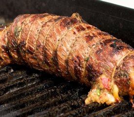 Ultimate Grilled Stuffed Flank Steak