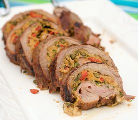 Ultimate Grilled Stuffed Flank Steak