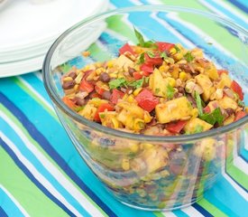 Roasted Corn, Black Bean and Mango Salad