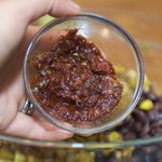 Add the finely chopped chipotle pepper in adobo sauce.