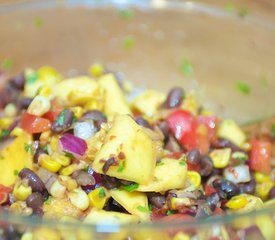 Roasted Corn, Black Bean and Mango Salad