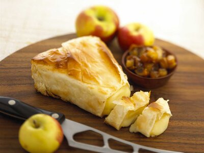 Alouette Baby Brie Wedge in Phyllo