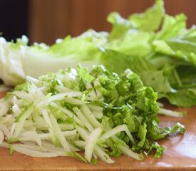 Kohlrabi, Carrot and Radish Slaw with Toasted Cumin Vinaigrette