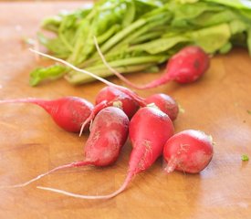 Kohlrabi, Carrot and Radish Slaw with Toasted Cumin Vinaigrette