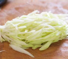 Kohlrabi, Carrot and Radish Slaw with Toasted Cumin Vinaigrette