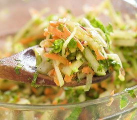 Kohlrabi, Carrot and Radish Slaw with Toasted Cumin Vinaigrette