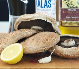 Grilled Marinated Portobello Mushroom Burgers