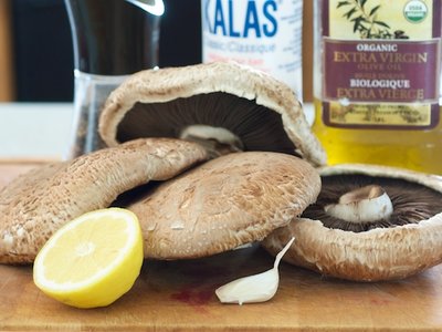 Grilled Marinated Portobello Mushroom Burgers