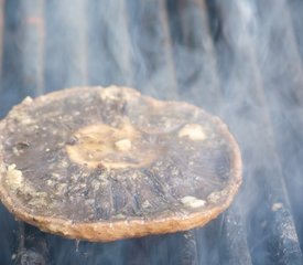 Grilled Marinated Portobello Mushroom Burgers