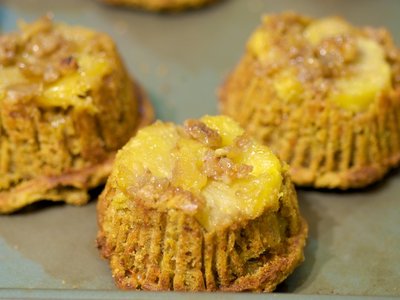 Downside-UP Pineapple  Muffins