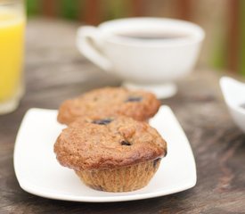 Blueberry, Banana and Apple Oatmeal Muffins