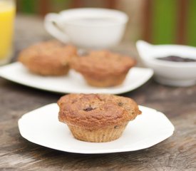 Blueberry, Banana and Apple Oatmeal Muffins