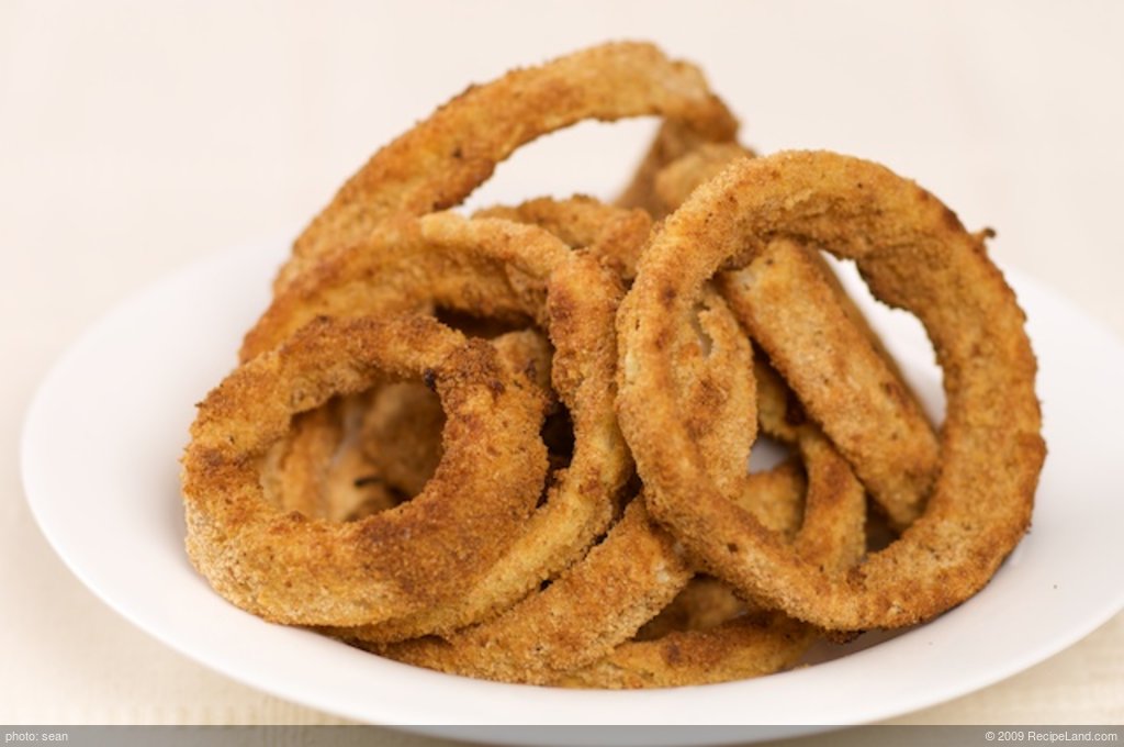 Crispy Oven Fried Onion Rings