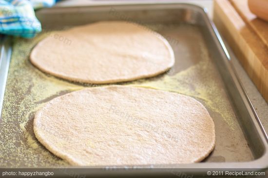 And homemade pizza dough, or store-bought.