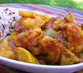 Chicken and Shrimp Vindaloo