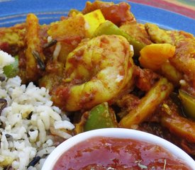 Chicken and Shrimp Vindaloo