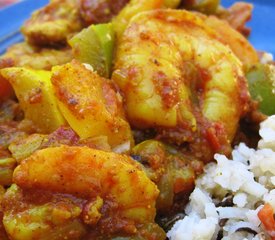 Chicken and Shrimp Vindaloo