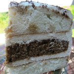 Three Layer Tiramisu Cake