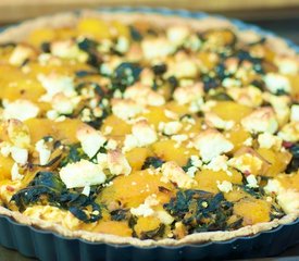 Sweet Potato, Kale, and Feta Tart