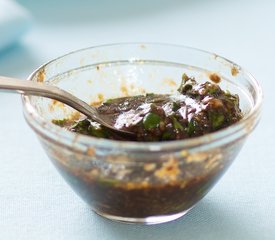 Mixed Greens with Basil-Balsamic Vinaigrette and Parmesan