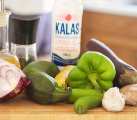 Pasta with Grilled Summer Vegetables