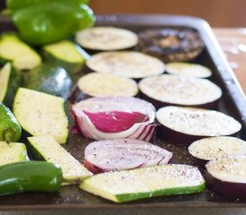 Pasta with Grilled Summer Vegetables