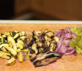 Pasta with Grilled Summer Vegetables