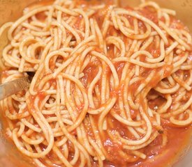 Pasta with Grilled Summer Vegetables