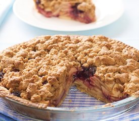 Apple Blueberry Crumble Pie