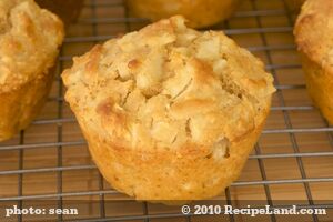 Apple Oat Moist Muffins-Low fat, Low calorie