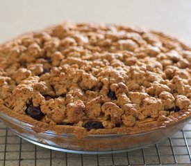 Apple Blueberry Crumble Pie