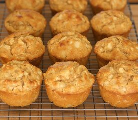 Apple Oat Moist Muffins-Low fat, Low calorie