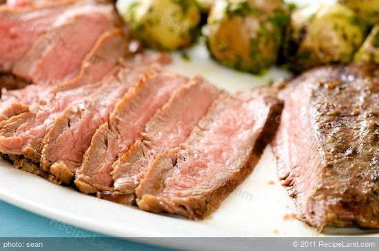 Perfect juicy flank steak