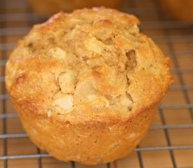 Apple Oat Moist Muffins-Low fat, Low calorie