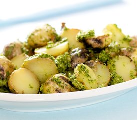 Grilled Potato and Parsley Pesto Salad