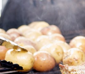 Grilled Potato and Parsley Pesto Salad