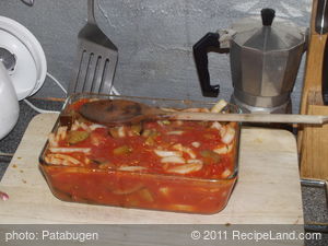 Aubergine roasted in Tomato Sauce recipe