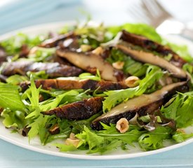 Grilled Portobello and Arugula Salad with Gruyere