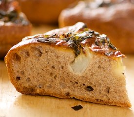 Onion, Sage and Mozzarella Focaccia