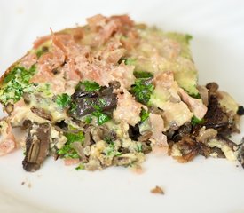 Breakfast Wild Rice and Mushroom Frittata