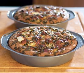 Onion, Sage and Mozzarella Focaccia