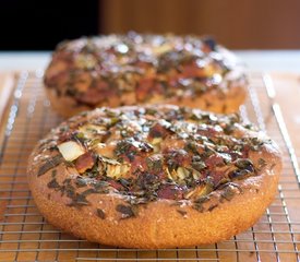 Onion, Sage and Mozzarella Focaccia