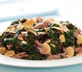 Pasta with Beet Greens and Raisins