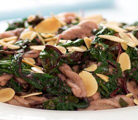 Pasta with Beet Greens and Raisins