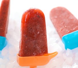 Strawberry Basil Popsicles 