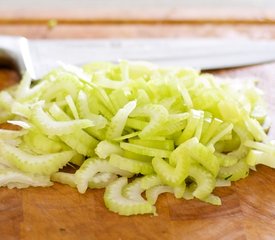 Korean Seasoned Vegetables and Noodles with Spicy Sauce