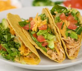 Quick Pulled Chicken Tacos