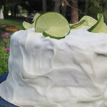 Three Layer Tropical Lime Cake